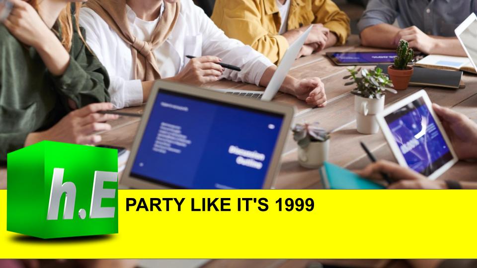 PARTY LIKE IT'S 1999