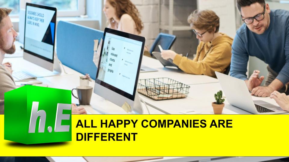 ALL HAPPY COMPANIES ARE DIFFERENT