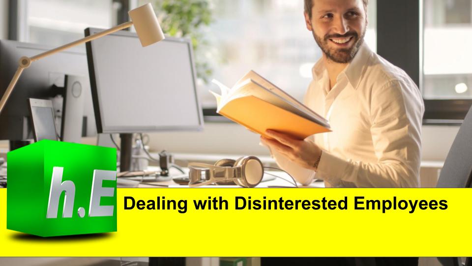 Dealing with Disinterested Employees