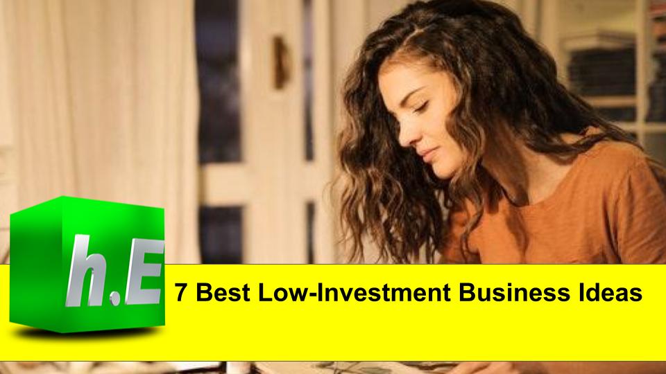 7 Best Low-Investment Business Ideas