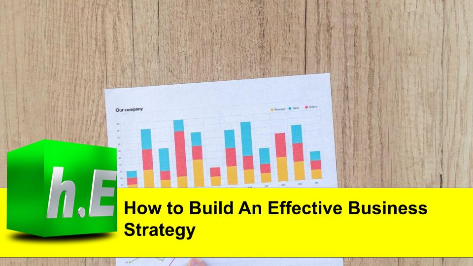 How to Build An Effective Business Strategy