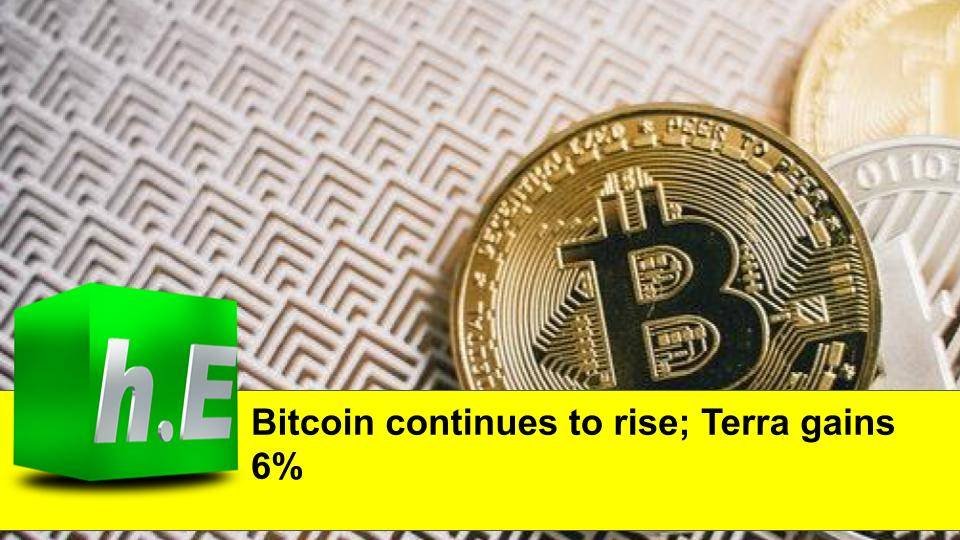 Bitcoin continues to rise; Terra gains 6%