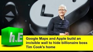 Google Maps and Apple build an invisible wall to hide billionaire boss Tim Cook's home