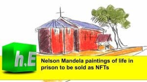 Nelson Mandela paintings of life in prison to be sold as NFTs