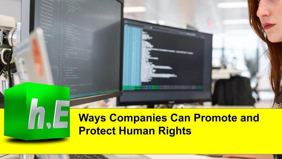 Ways Companies Can Promote and Protect Human Rights