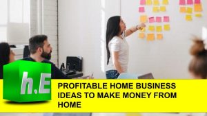 PROFITABLE HOME BUSINESS IDEAS TO MAKE MONEY FROM HOME