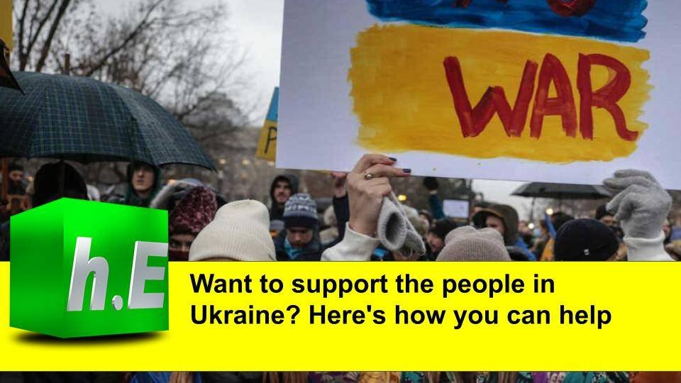 Want to support the people in Ukraine? Here's how you can help