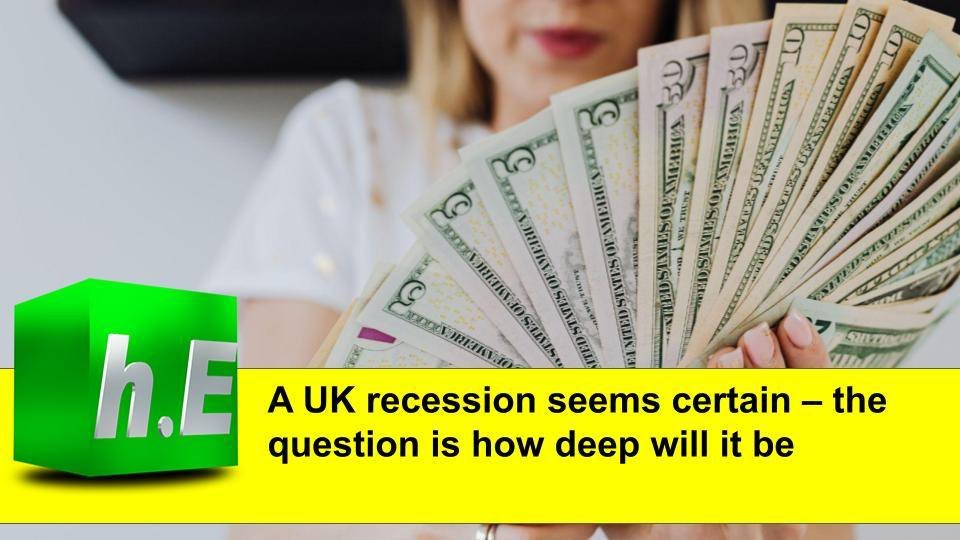 A UK recession seems certain – the question is how deep will it be