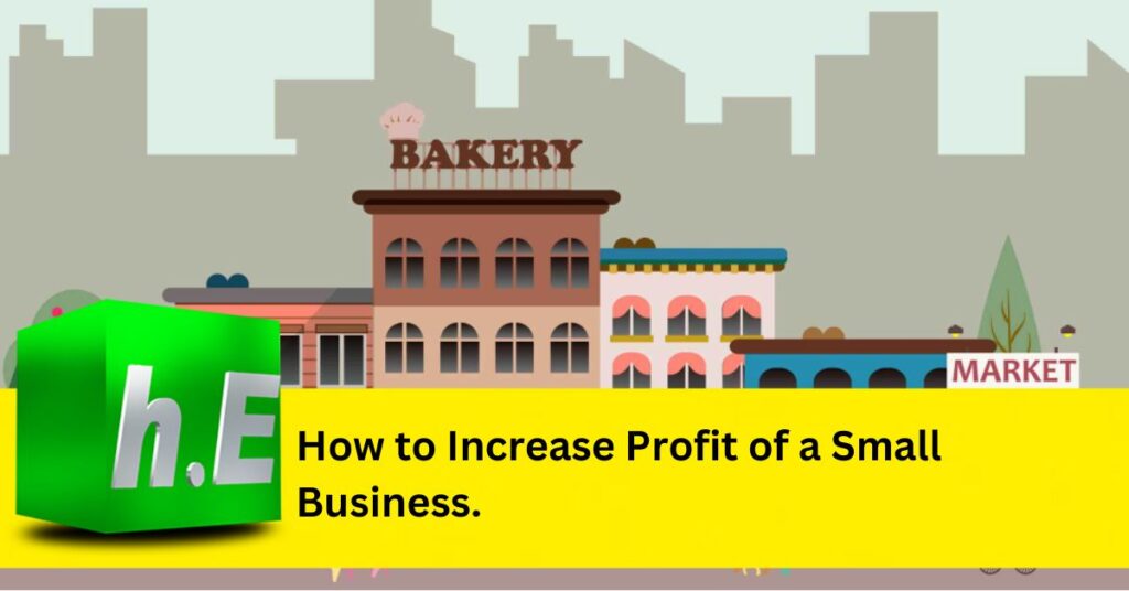 How to increase profit of a small business.