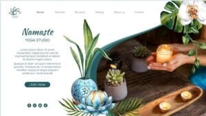 spa and salons website