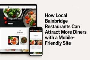 restaurant website design Bainbridge Island