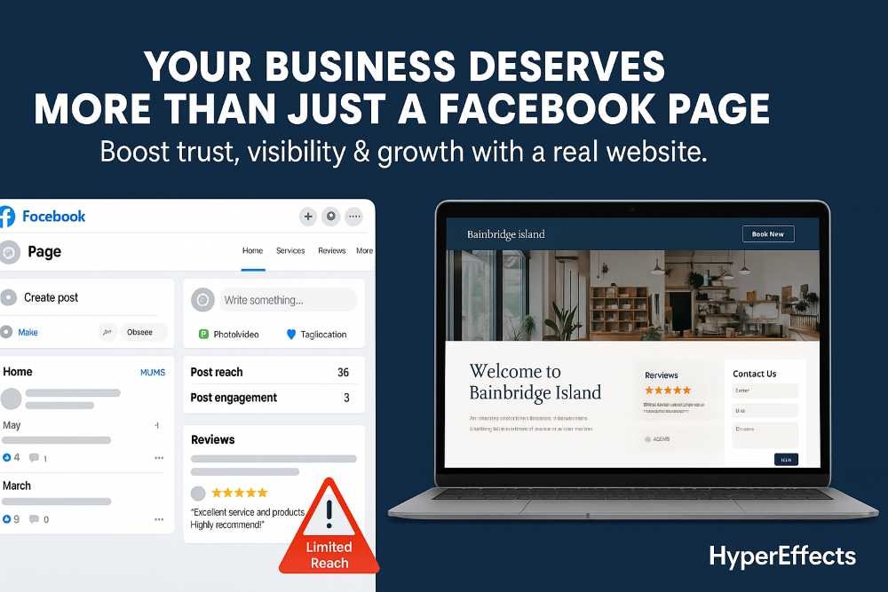 Why Your Bainbridge Business Needs More Than Just a Facebook Page Why Your Bainbridge Business Needs More Than Just a Facebook Page