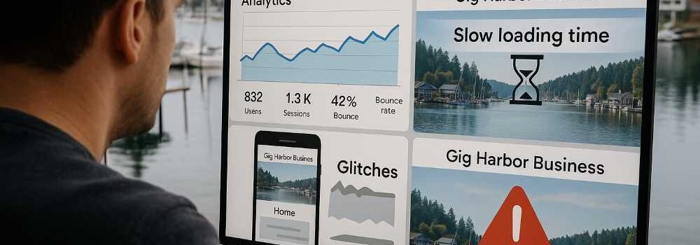 We looked at 50 local Gig Harbor websites and wow, most are missing something big