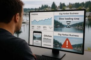 We looked at 50 local Gig Harbor websites and wow, most are missing something big