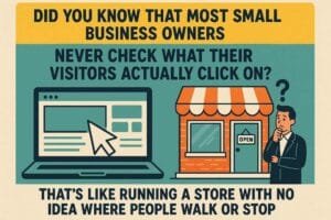 Did you know that most small business owners never check what their visitors actually click on That’s like running a store with no idea where people walk or stop