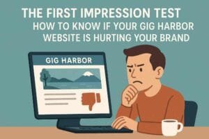 The First Impression Test How to Know If Your Gig Harbor Website is Hurting Your Brand