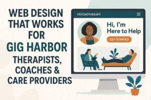 Web Design That Works for Gig Harbor Therapists, Coaches & Care Providers