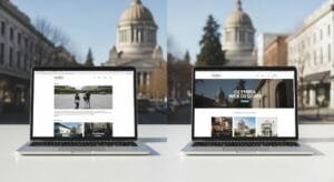 professional website designed by an Olympia web designer