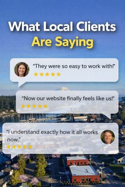 Client testimonials in Gig Harbor