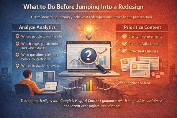 What to Do Before Jumping Into a Redesign