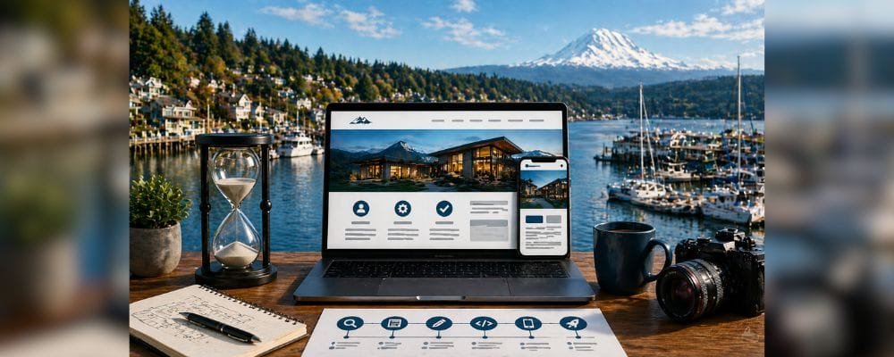 How Long Does a Website Take in Gig Harbor