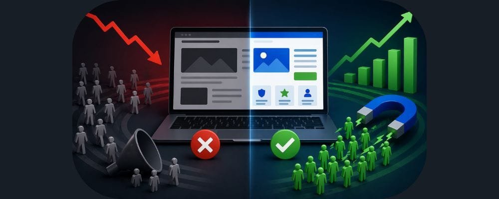 How to Fix a Website That Gets Traffic But No Leads