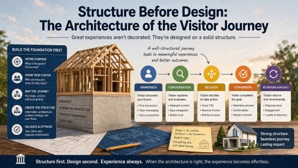 Structure Before Design: The Architecture of the Visitor Journey