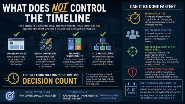 What Does Not Control the Timeline