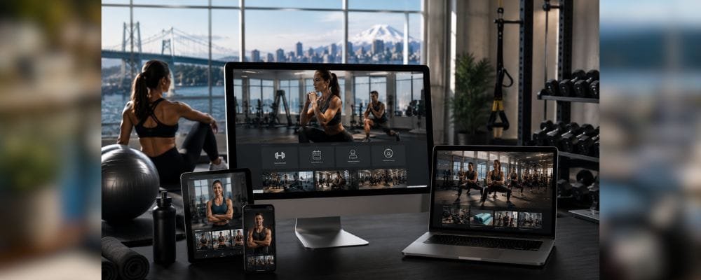 Fitness Studio Web Design in Tacoma