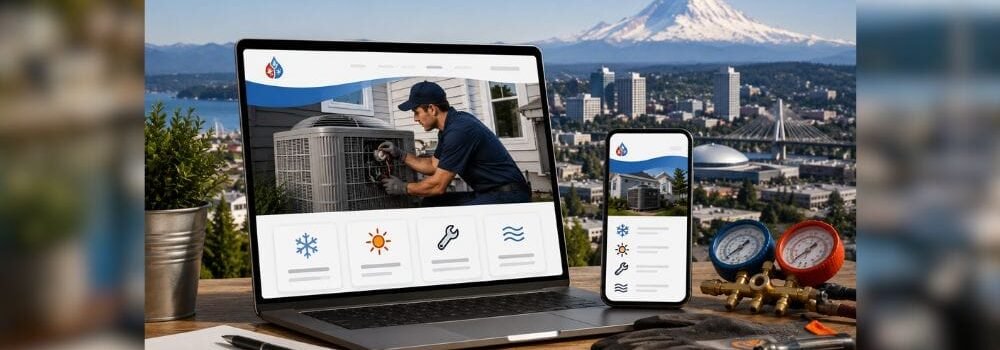 HVAC Services Website Design in Tacoma