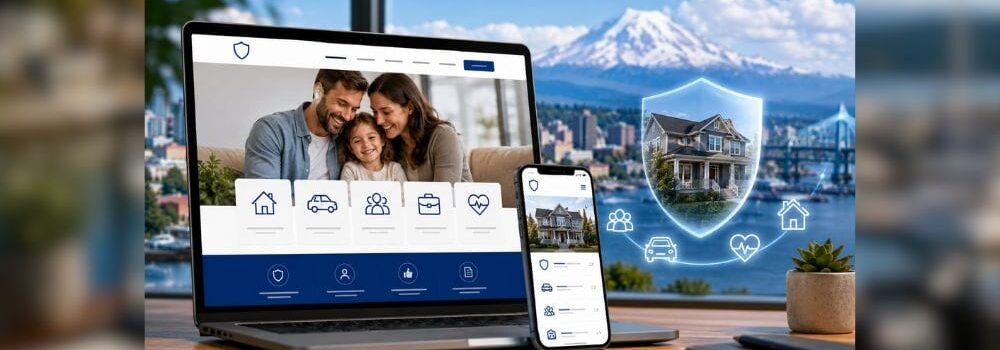 Insurance agency website Tacoma
