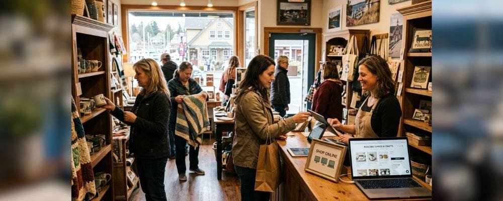 Retail Shop Website Poulsbo Converting Foot Traffic to Online Sales