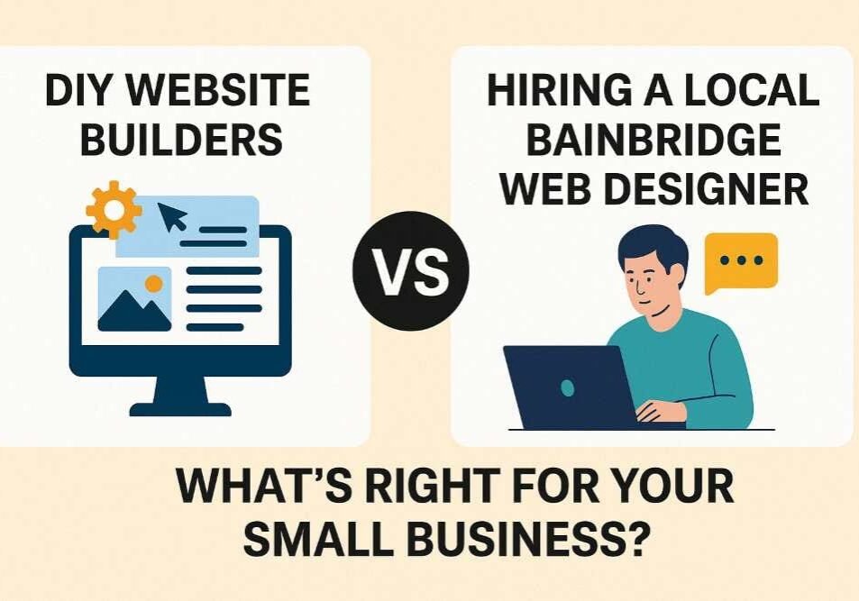 DIY Website Builders vs. Hiring a Local Bainbridge Web Designer