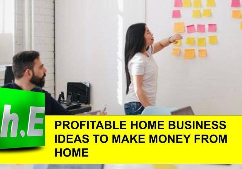 PROFITABLE HOME BUSINESS IDEAS TO MAKE MONEY FROM HOME