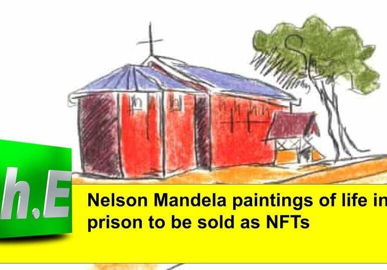 Nelson Mandela paintings of life in prison to be sold as NFTs