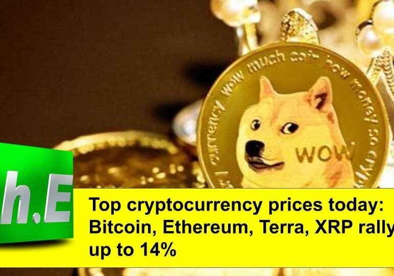 Top cryptocurrency prices today: Bitcoin, Ethereum, Terra, XRP rally up to 14%