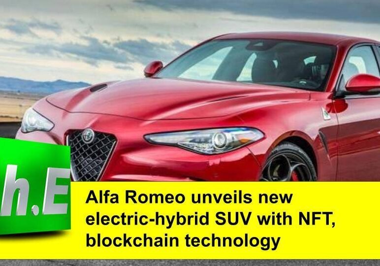 Alfa Romeo unveils new electric-hybrid SUV with NFT, blockchain technology