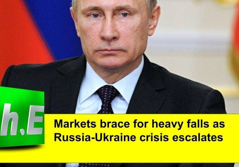 Markets brace for heavy falls as Russia-Ukraine crisis escalates