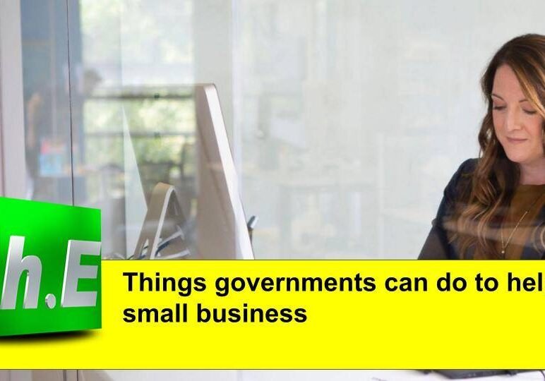 Things governments can do to help small business