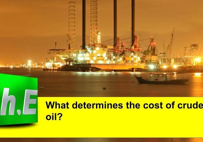What determines the cost of crude oil?