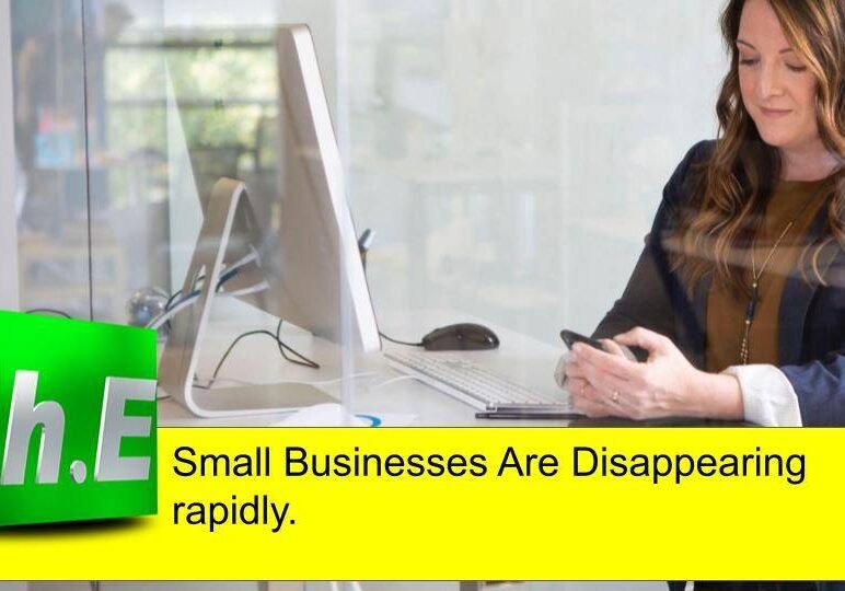 Small Businesses Are Disappearing rapidly.