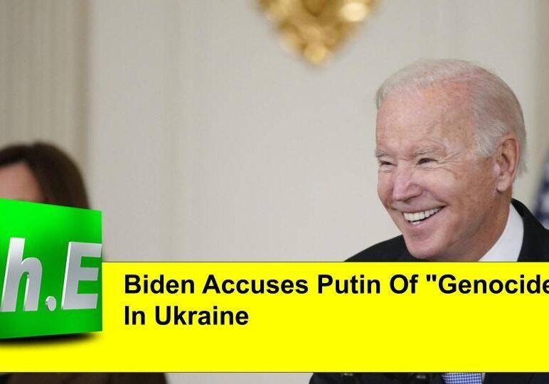 Biden Accuses Putin Of "Genocide" In Ukraine