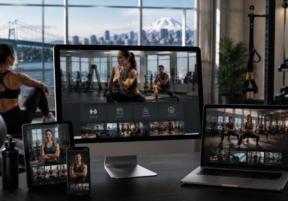 Fitness Studio Web Design in Tacoma