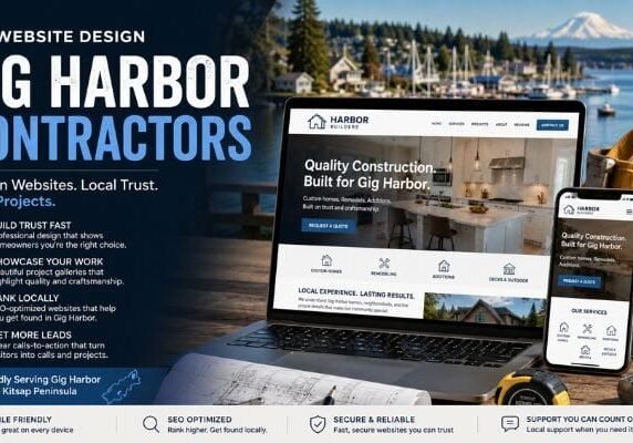 Gig Harbor contractor website design services