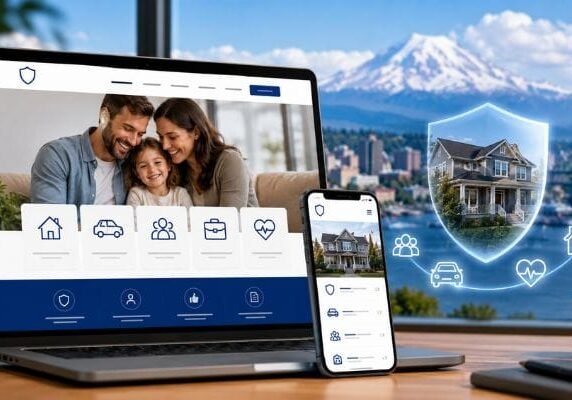 Insurance agency website Tacoma