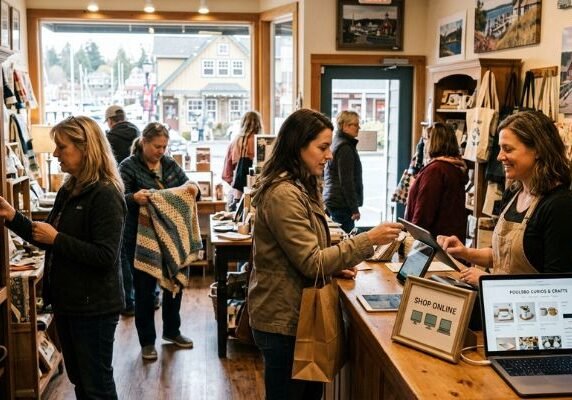 Retail Shop Website Poulsbo Converting Foot Traffic to Online Sales
