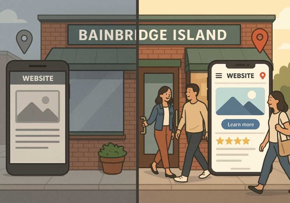 Storefront Transformation Split-Screen