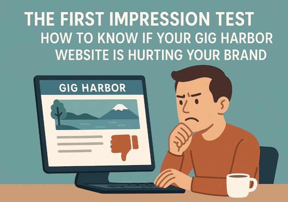 The First Impression Test How to Know If Your Gig Harbor Website is Hurting Your Brand