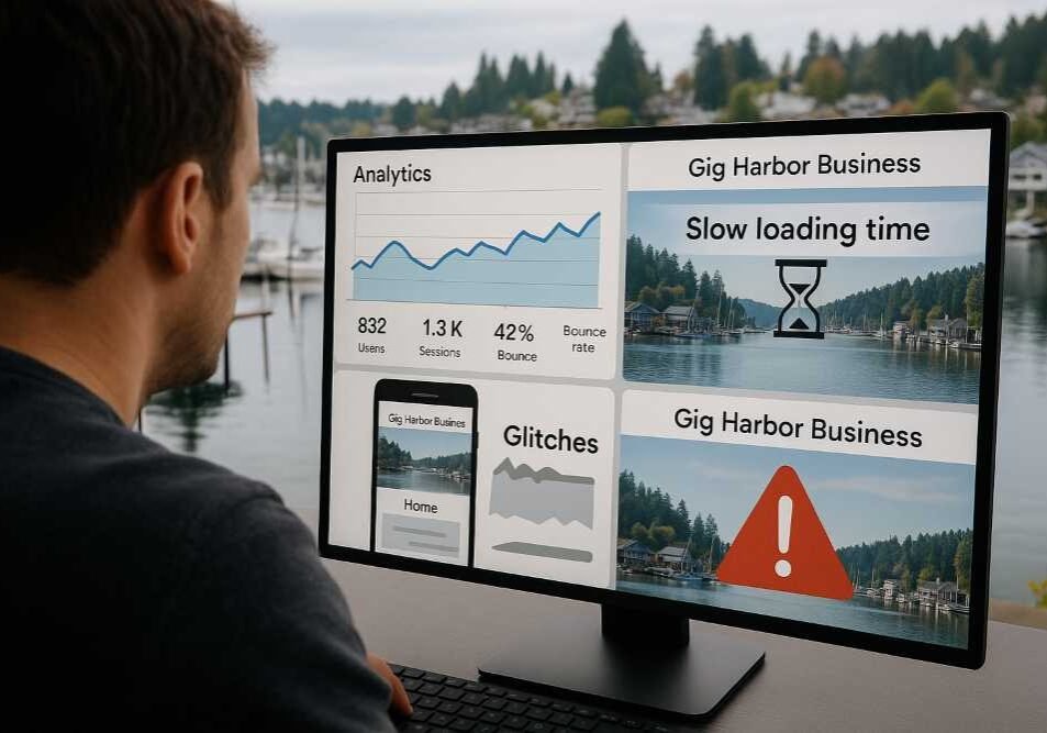 We looked at 50 local Gig Harbor websites and wow, most are missing something big