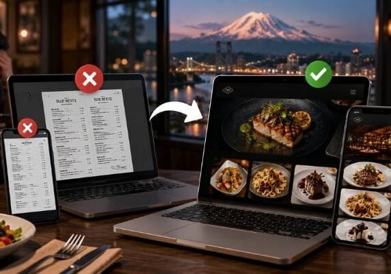Web Design for Tacoma Restaurants Convert Menus Into Sales